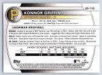 Konnor Griffin 2025 Bowman Draft Pirates Card