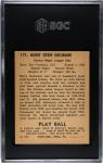 1940 Play Ball Harry Heilmann #171 Card