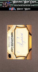 2011 Upper Deck E78 Ray Schalk Cut Auto #/5