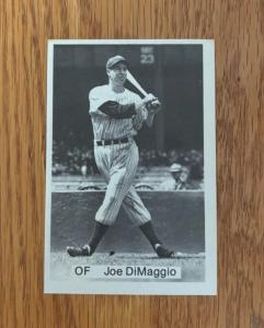 1975 TCMA New York Yankees Joe DiMaggio Card