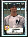 2021 Topps Chrome Gerrit Cole Refractor Card