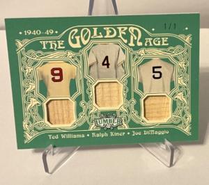 2025 Leaf Lumber Baseball Golden Age 1940s 1/1
