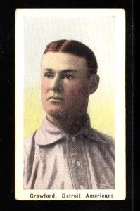 1910-11 Sporting Life M116 Sam Crawford Card