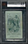 Burleigh Grimes 1922 American Caramel HOF Card