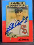 Luke Appling Autographed Baseball Card HOF 1964