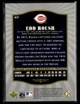 2001 SP Legendary Cuts Edd Roush Cincinnati Reds Card