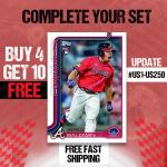2025 Topps Update Baseball Singles - Complete Your Set