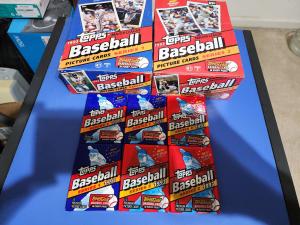 1993 Topps Baseball Card Packs—Possibly Jeter RC