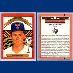 Nolan Ryan Baseball Card Set - 6 Cards