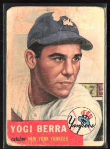 Yogi Berra 1953 Topps #5 Yankees Card