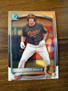 2025 Bowman Chrome Samuel Basallo #BCP-109 Orioles