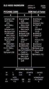 2024 Strat-O-Matic BLACK Hall Of Fame Radbourn