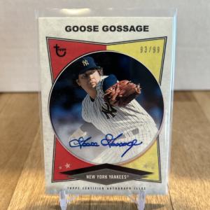 2023 Topps Goose Gossage Auto #/99 Yankees