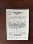 1961 Golden Press Hall of Fame - Grover Cleveland Alexander