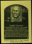 Jimmy Collins 1981-89 Hall of Fame Plaque Card