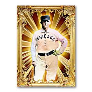 Cap Anson Signed Golden Icon Card 01/20