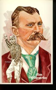 1980 Perez-Steele HOF Postcard Jim O'Rourke