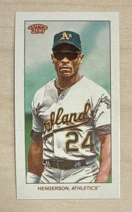 Rickey Henderson 2024 Topps 206 Base Card