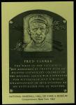 Fred Clarke 1981-89 Hall of Fame Metallic Card