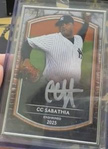 2025 Topps Museum CC Sabathia Auto /25