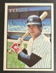 1978 Bucky Dent Black Back Yankees Yearbook Card