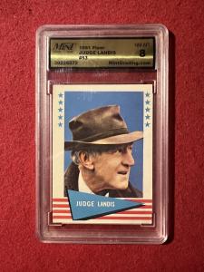 1961 Fleer Charles Comiskey Card #18