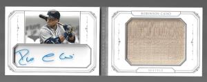 Robinson Cano 2015 Panini National Treasures Booklet