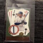 2002 Topps Bernie Williams Game Worn Jersey Card