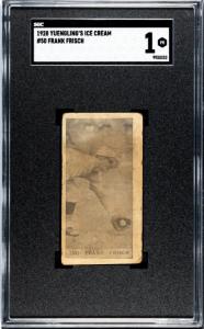 1928 Frank Frisch Yuengling Ice Cream Baseball Card