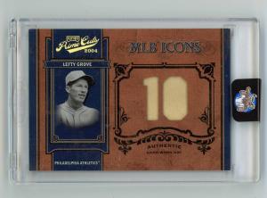 2004 Lefty Grove Game-Worn Hat Relic #09/25