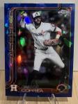 2025 Topps Chrome Update Sapphire Carlos Correa Card