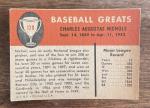 1961 Fleer Baseball Greats Kid Nichols #129