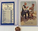1954 Philadelphia Athletics Pocket Schedule Set