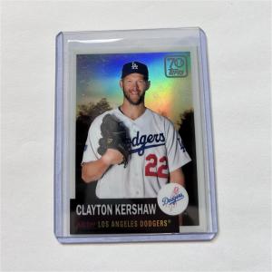 2021 Topps Chrome Clayton Kershaw Insert #70YTC-3