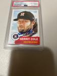 Gerrit Cole Autographed 2019 Topps Art Card
