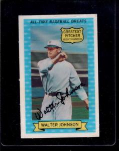 1972 Kellogg ATG #1 Walter Johnson Baseball Card