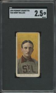 1909 T206 Bobby Wallace Hall of Fame Card