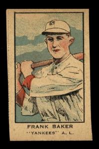 1921 W551 Home Run Baker Yankees Strip Card