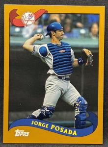 2002 Topps Kanebo Gum Jorge Posada Yankees Card
