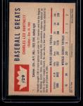 1960 Fleer Gabby Hartnett Baseball Card #29