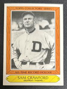 1985 Topps Sam Crawford Record Holder Baseball Card