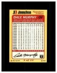 Dale Murphy High Grade Card Collection – Braves