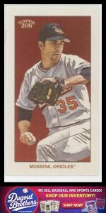 Mike Mussina Baltimore Orioles Near Mint Card