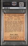 1941 Play Ball Hank Greenberg PSA 2.5 Card