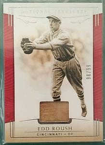 EDD Roush 2019 Panini National Treasures Bat Relic