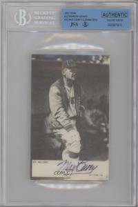 1974 TCMA Auto Max Carey #35 JSA Certified