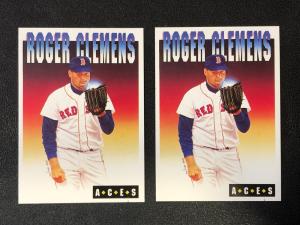 Roger Clemens Aces Baseball Art Cards Set