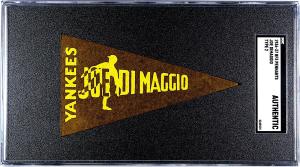 1936 BF3 Joe DiMaggio SGC Authentic Card