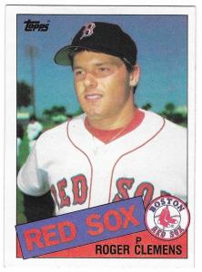 Roger Clemens 1985 Topps Rookie Card #181
