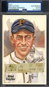 Kiki Cuyler Signed Perez Steele Postcard